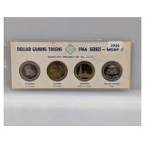 1966 Dollar Gaming Tokens Set