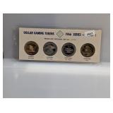 1966 Dollar Gaming Tokens Set