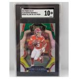 2022 Select Mahomes Green/Yellow Prizm SGC 10