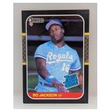 1986 Leaf Rated Rookie Bo Jackson #35 Edges