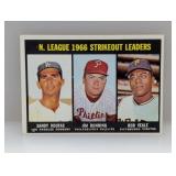 1967 Topps LEADERS SANDY KOUFAX/JIM BUNNING 238