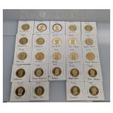(24) Lot of Presidential PROOF $1 Dollars