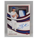 2022 Immaculate Red Kowar Relic Auto RC /49 Corner