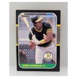 1987 Donruss Jose Canseco RC #97