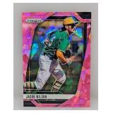 2025 Prizm Jacob Wilson pink cracked ice #90