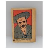 1928 W512 Douglas Fairbanks Actor MK/Stain/Edges