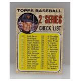 1968 Topps JUAN MARICHAL CHECKLIST Unchecked 107