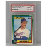 1990 Juan Gonzalez Topps Tiffany #331 PSA 8