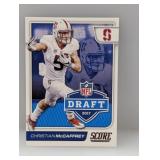 2017 Score Draft Christian McCaffery Rookie #9