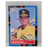 1987 Leaf Mark McGwire #256 Corner/Edge