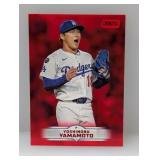 2025 Yoshinobu Yamamoto Stadium Club Red Foil #184