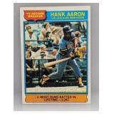 1976 Topps Hank Aaron HOF 1 Print Line