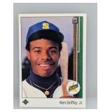 1989 UD Star Rookie Ken Griffey Jr #1 RC Corners