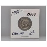 1944-D 90% Silv Mercury Dime
