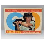 1960 Topps Nellie Fox #555 Corners/Stain/Surface