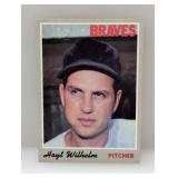 1970 Topps Hoyt Wilhelm #17 Stain
