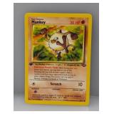 Pokemon 1999 1st Edition Mankey 55 *LP