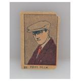 1928 W512 Tom Mix Famous Cowboy 21 Damage