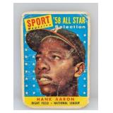 1959 Topps 488 Hank Aaron Damaged