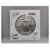 2014 1oz .999 Silv Eagle $1 Dollar