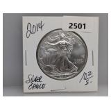 2014 1oz .999 Silv Eagle $1 Dollar