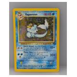 1999 Pokemon Jungle Vaporeon Holo #12 *DMG