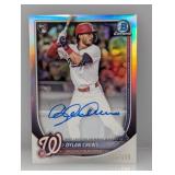 /499 2025 Bowman Chrome Dylan Crews Auto Ref
