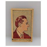 1928 W512 John Barrymore Famous Actor Crease/Stain