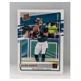 2020 Panini Rated Rookie Canvas Jalen Hurts #314