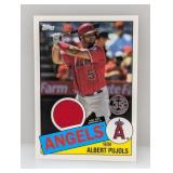 2020 Pujols Topps Series One 1985 Topps Var Jersey
