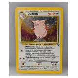 1999 Pokemon Jungle Clefable Holo #1 *DMG