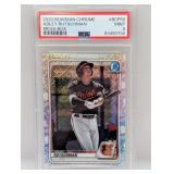 2020 Rutschman Bowman Chrome Mega Box Ref PSA 9
