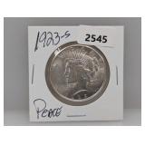 1923-S 90% Silv Peace $1 Dollar