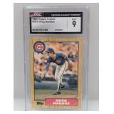 1987 Topps Traded Greg Maddux RC #70T CGC 9