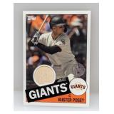 2020 Buster Posey Topps 1985 Topps Var Bat Relic