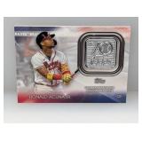 2021 Acuna Jr. Topps 70th Anniversary Logo Patch
