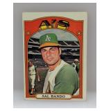1972 Topps 650 Sal Bando Surface/Corners/Stain