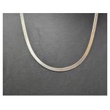 24" .925 Sterling Herringbone Necklace 22.6g