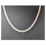 20" .925 Sterling Herringbone Necklace 14.4g