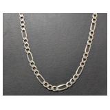 30" .925 Sterling Figaro Chain 43.4g