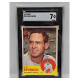 1963 Topps #205 Luis Aparicio HOF SGC 7