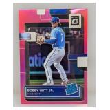 2022 Donruss Optic Bobby Witt Jr 98 RRC Pink Prizm