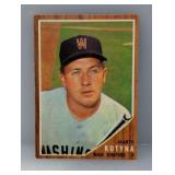 1962 Topps MARTY KUTYNA HN -SP 566 Corners/Edges