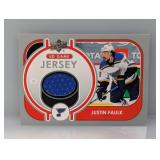 2021-22 Upper Deck Justin Faulk Relic Jersey