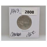 1943 Canada Quarter
