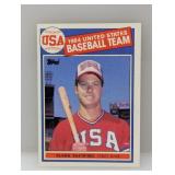 1985 Topps USA Team Mark McGwire #401 Edges