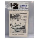 1961 Jay Publishing 5x7 Cardinals Baseball Stars