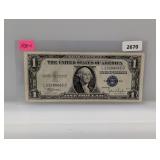 1935-C Blue Seal $1 Silver Certificate