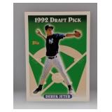 1993 Topps 1992 Draft Pick Derek Jeter RC Surface