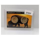 Gold Layered Westward Journey Nickels